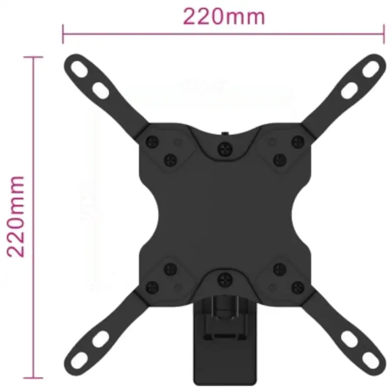 Ewent EW1522 giratório e inclinável 42" 200x200 mm Preto - Suporte para TV - Image 3
