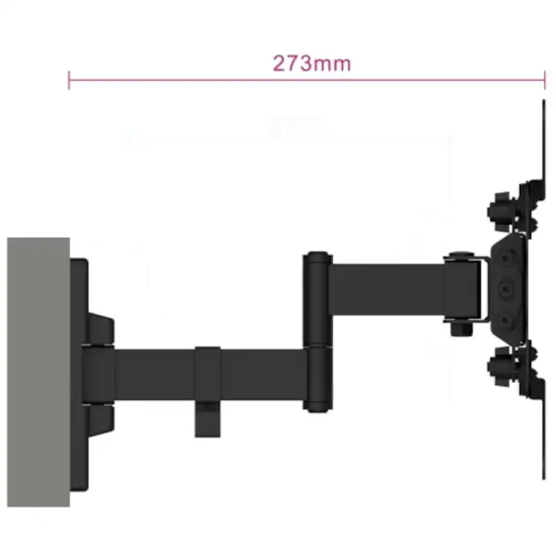 Ewent EW1522 giratório e inclinável 42" 200x200 mm Preto - Suporte para TV - Image 2