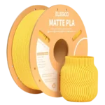 ELEGOO PLA MATTE Amarelo Mate para Impressoras 3D FDM - Filamento 1.75mm Bobina de 1kg