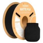 ELEGOO PLA MATTE Preto Mate para Impressoras 3D FDM - Filamento 1.75mm Bobina de 1kg