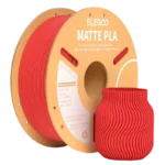 ELEGOO PLA MATTE Vermelho Mate para Impressoras 3D FDM - Filamento 1.75mm Bobina de 1kg