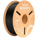 ELEGOO Rapid PETG Preto para Impressoras 3D FDM - Filamento 1.75mm Bobina de 1kg