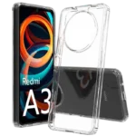 Capa Antichoques Premium para Xiaomi Redmi A3 / Poco C61 Acrílico Anti-Amarelo Transparente
