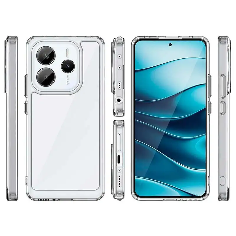 Capa Antichoques Premium para Xiaomi 14 5G Acrílico Anti-Amarelo Transparente - Image 2