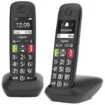 Gigaset E290 Duo Telefone DECT/analógico Preto - Telefone