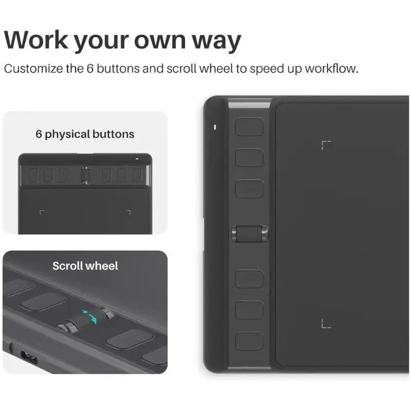 Huion Inspiroy 2S H641P - Tablet gráfica - Image 2