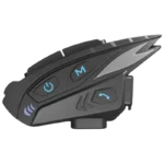 Hysnox Shark Pro Full Duplex - Intercomunicador para motocicleta 8 interlocutores conversa simultânea