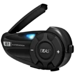 EJEAS Q2 Full Duplex para 2 interlocutores - Intercomunicador para motocicleta