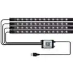 72 LED RGB USB-A APP - Kit de iluminação interior para automóvel - Image 3