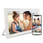 Moldura fotográfica digital com WiFi Ecrã tátil IPS HD 1920x1080 HD de 15,6 polegadas Cartão de memória de 32 GB incluído - Cor branca - Image 2