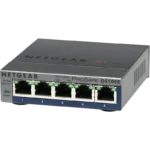 NETGEAR GS105E-200PES switch gerenciado L2/L3 Gigabit Ethernet (10/100/1000) Cinzento