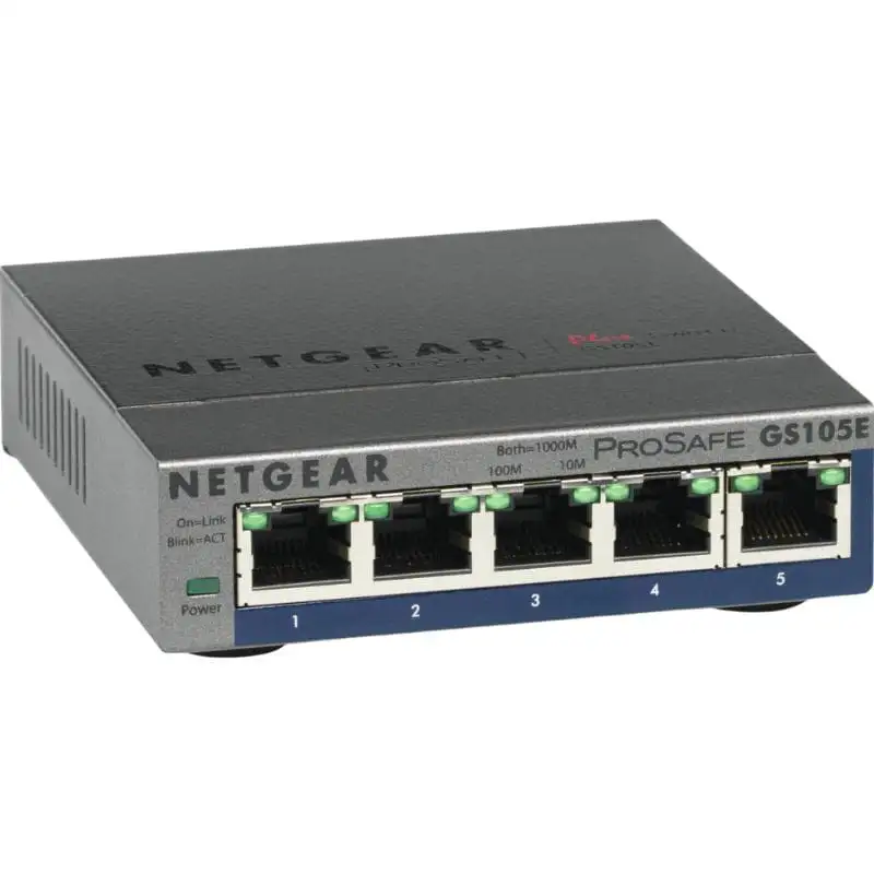NETGEAR GS105E-200PES switch gerenciado L2/L3 Gigabit Ethernet (10/100/1000) Cinzento - Image 2