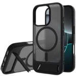 Nillkin Capa magnética com suporte para iPhone 16 Pro Max - Preto
