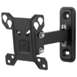 One For All WM2141 Giratório e Inclinável 27" VESA 100x100 mm Preto - Suporte para TV