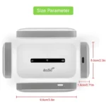 Router portátil M6 4G LTE WiFi 3000mAh, Branco - Image 2