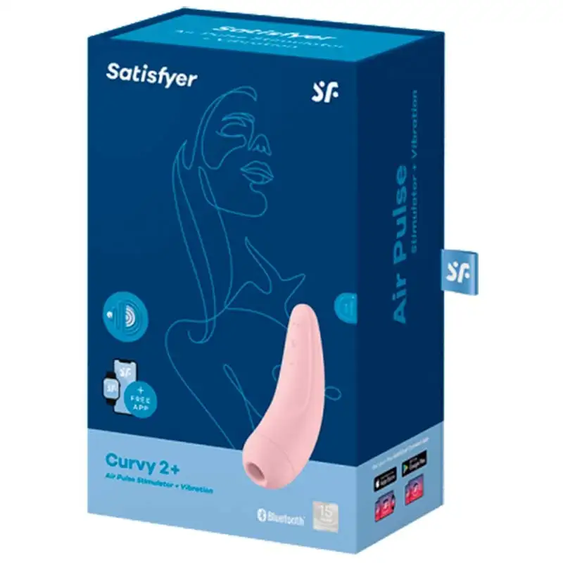 Satisfyer Curvy 2+ Bluetooth Rosa - Image 2