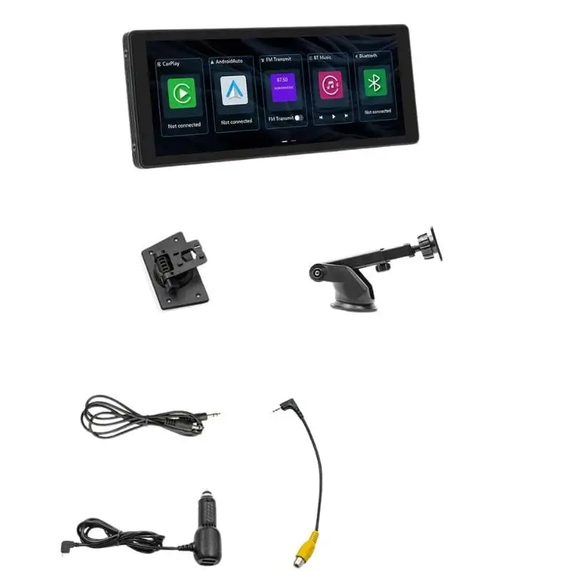 Ecrã tátil universal para automóvel de 10.26" Dash Cam SD9302 Preto - Image 2
