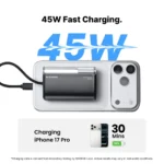 SHARGE Flow 3 45 W 10 000 mAh com cabo USB-C integrado - Power Bank - Image 2