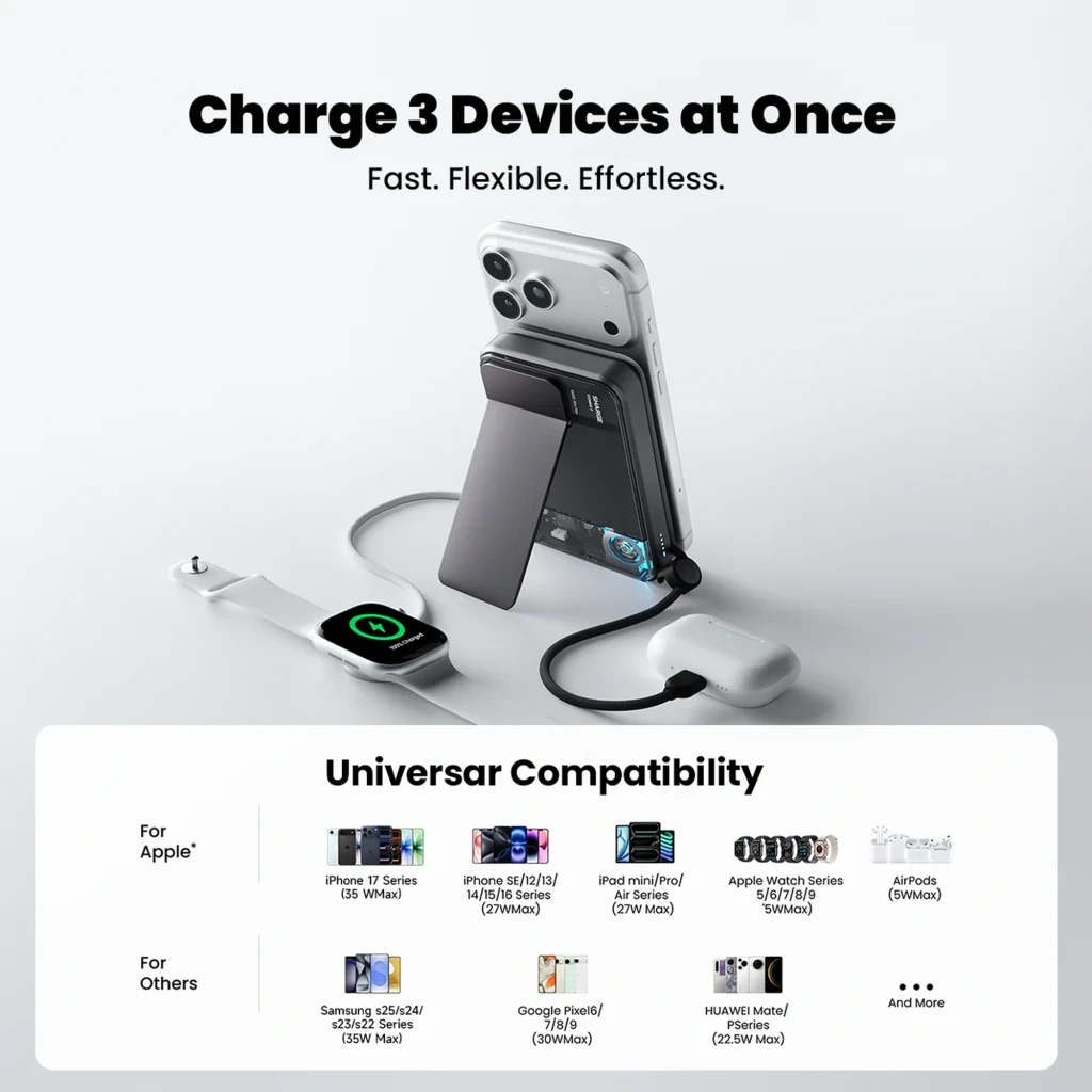 Sharge ICEMAG 3 Qi2 25 W 10 000 mAh Active Cooling - Power Bank - Image 2