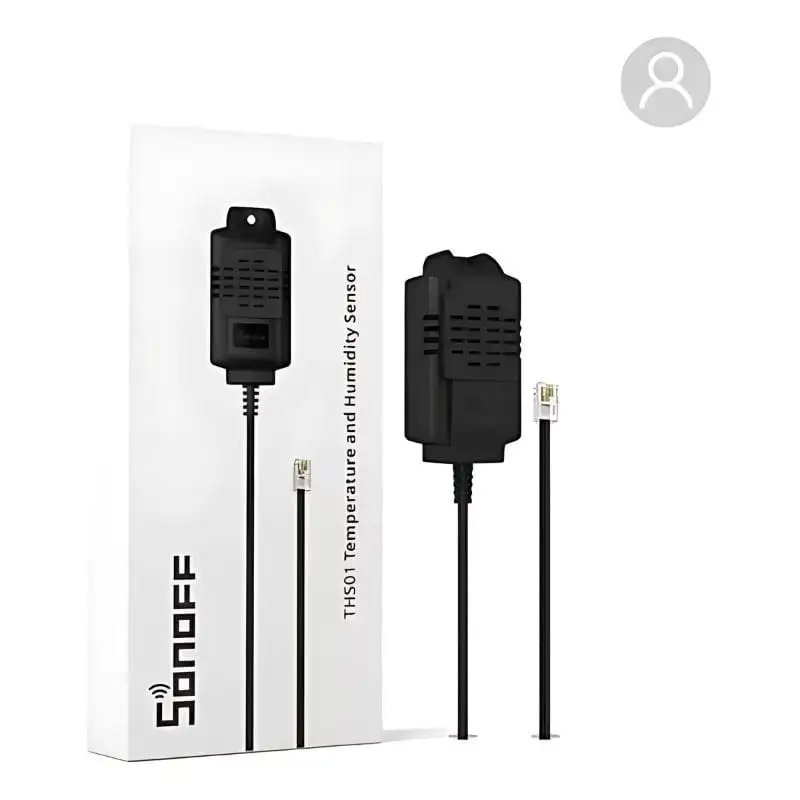 Sonoff THS01 Preto - Sensor de temperatura e humidade - Image 2