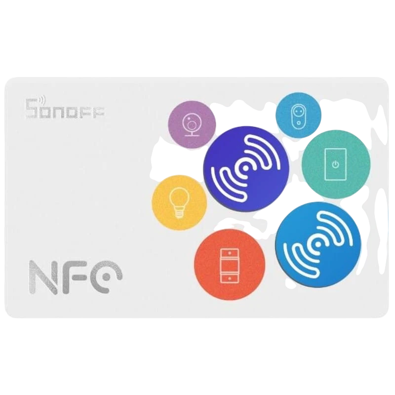 Sonoff NFC Tag Branco - Etiqueta Adesiva Inteligente - Image 1