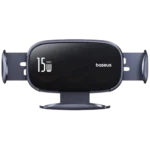 Baseus LightChaser - Suporte para automóvel com carregador sem fios de bobina tripla