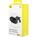 Baseus LightChaser - Suporte para automóvel com carregador sem fios de bobina tripla - Image 2