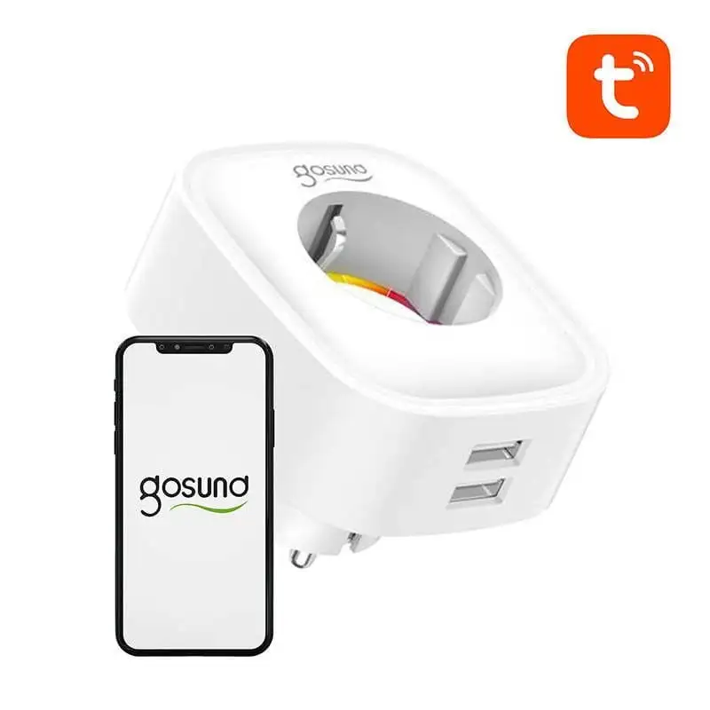 Gosund SP112 16 A WLAN 2,4 GHz USB 2,1 A x 2 Branco - Ficha inteligente - Image 2