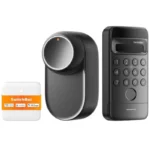 Fecho inteligente SwitchBot Ultra 3 em 1 com painel de controlo Hub Mini Matter e teclado Vision