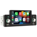 Autorádio 1 DIN SWM 160W 5 polegadas Bluetooth/Carplay/Android Auto Wireless/USB Preto