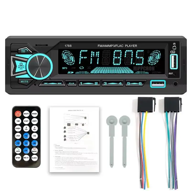 Autorádio 1 DIN SWM 1789 Bluetooth Preto - Image 2