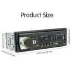 1 DIN Car Stereo SWM 530L Bluetooth Preto - Image 2