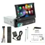 Autorádio 1 DIN SWM 9710-J LED 7 polegadas 2GB/64GB GPS Carplay Preto - Image 3