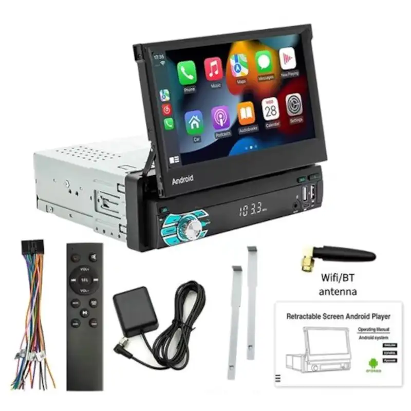 Autorádio 1 DIN SWM 9710-J LED 7 polegadas 2GB/64GB GPS Carplay Preto - Image 3