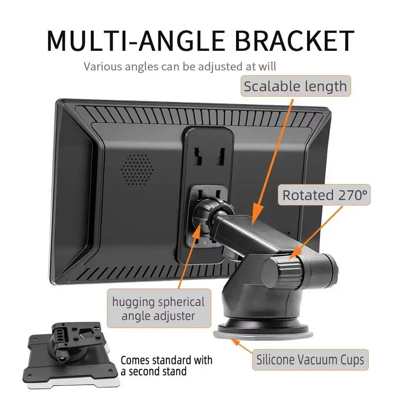 Ecrã tátil universal SWM B5308 9 polegadas Carplay/Android Auto  Preto - Image 2