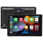 Ecrã tátil universal SWM B5351 7 polegadas Carplay/Android Auto sem fios Preto
