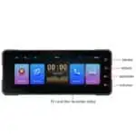Ecrã tátil universal SWM B5353 6,86 polegadas Carplay/Android Auto sem fios Preto - Image 4