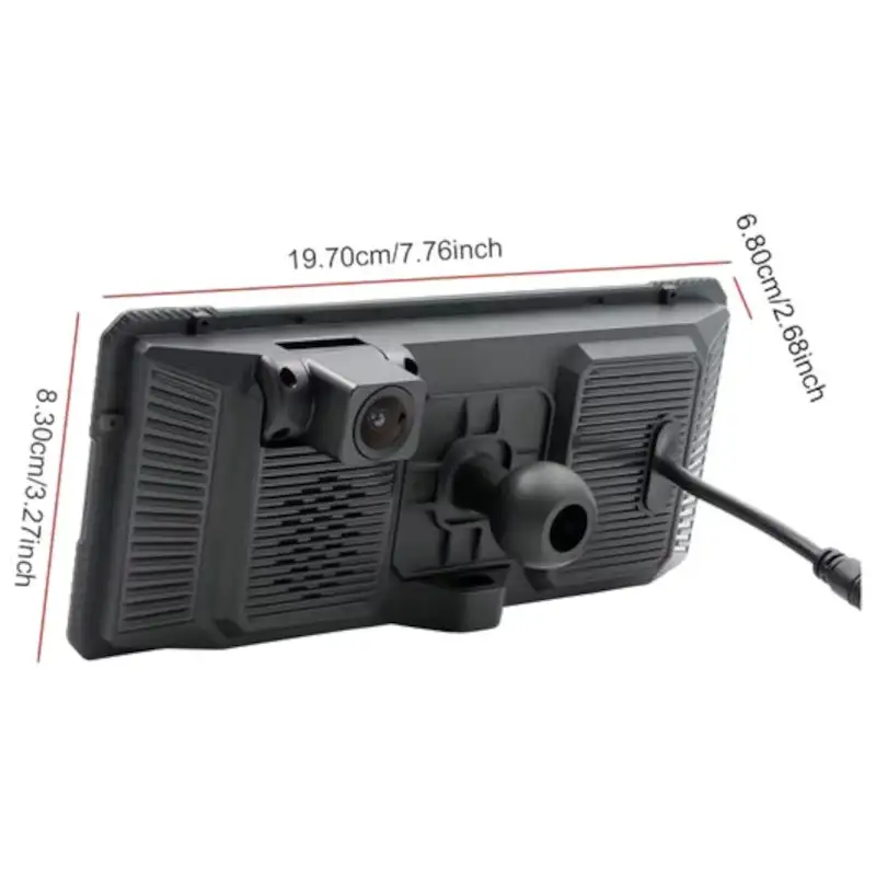 Ecrã tátil universal SWM B5353 6,86 polegadas Carplay/Android Auto sem fios Preto - Image 3