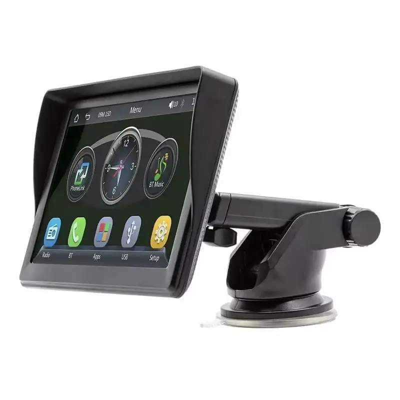 Ecrã tátil universal SWM B600W 7 polegadas Carplay/Android Auto sem fios Preto - Image 3