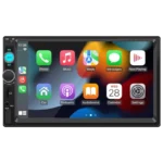 Autorádio 2 DIN SWM F7010C 7 polegadas Bluetooth/Carplay USB Preto