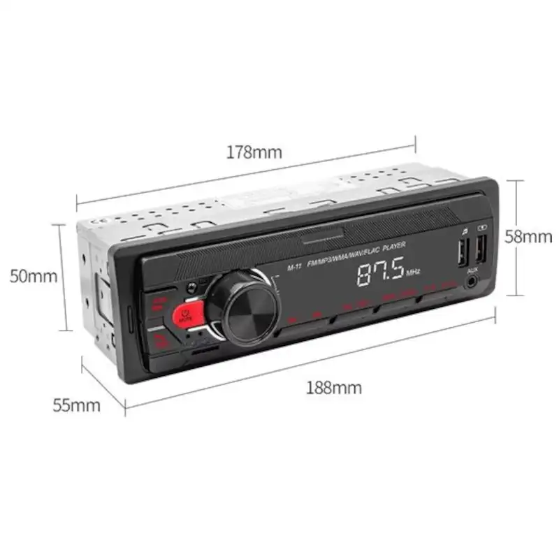 Autorádio 1 DIN SWM M11 Bluetooth Preto - Image 3