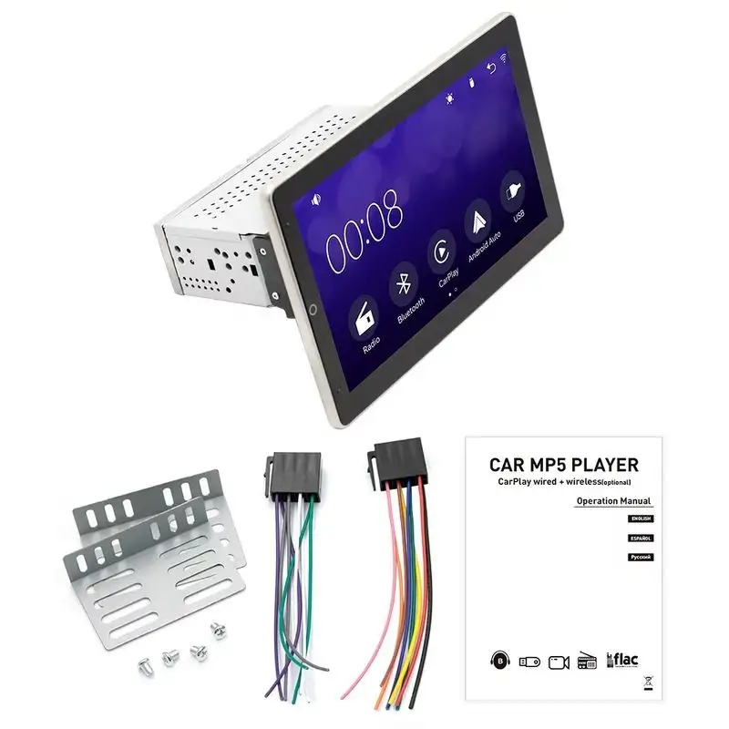 Autorádio 1 DIN SWM YT-9930L 10.1 polegadas Bluetooth/Carplay Sem Fio USB Preto - Image 2