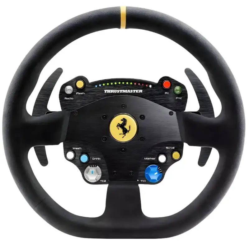 Thrustmaster TS-PC Racer Ferrari 488 Challenge Edition Preto USB 2.0 Volante Analógico/Digital - Image 4