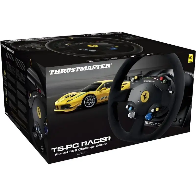Thrustmaster TS-PC Racer Ferrari 488 Challenge Edition Preto USB 2.0 Volante Analógico/Digital - Image 2