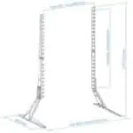 TooQ DB2375F-B Fixo 23”-75” VESA 800x400 mm Preto – Suporte de mesa para TV - Image 2