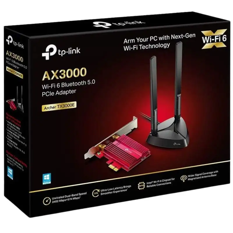 TP-Link Archer TX3000E Pcie Wifi6 - Adaptador de rede - Image 2