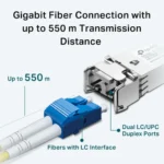 TP-Link TL-SM311LS V3 Módulo transceptor MiniGBIC Omada 1000Base-LX SMF - Image 2