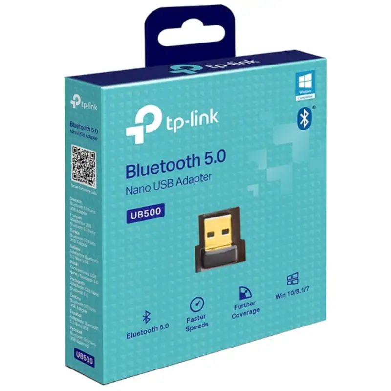 TP-Link UB500 Nano USB Bluetooth 5.0 Preto - Image 2