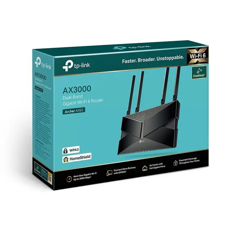 TP-Link Archer AX53 Gigabit Ethernet WiFi 6 GHz Preto - Image 2