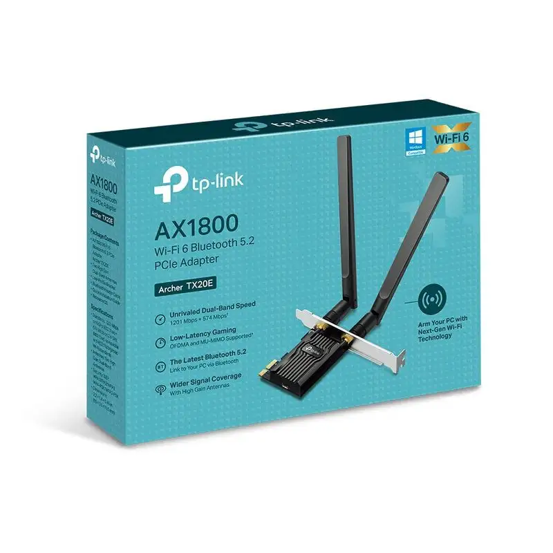 TP-Link Archer TX20E WiFi 6/Bluetooth v5.2 - Adaptador PCIe AX1800 - Image 2